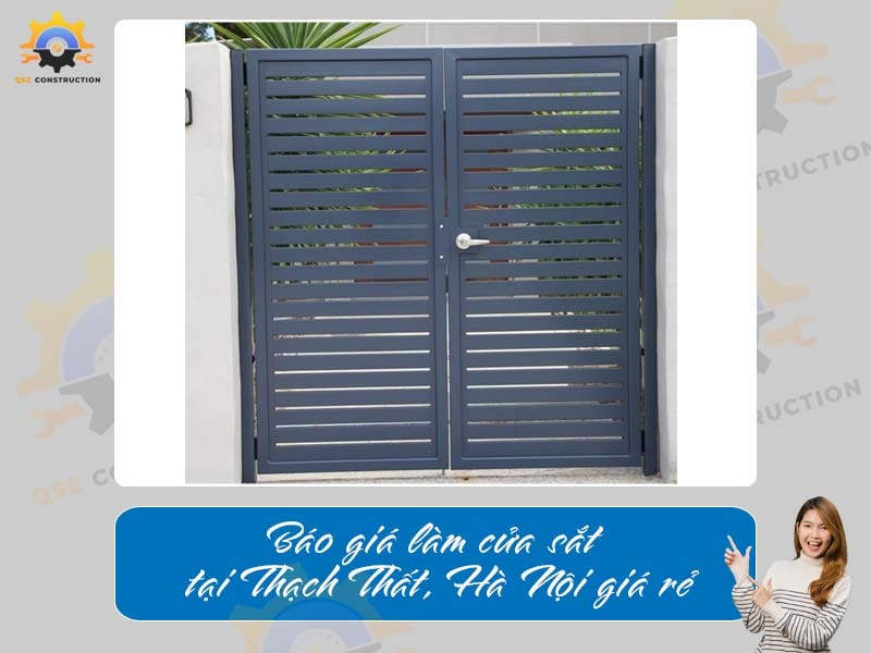Báo giá làm cửa sắt tại Thạch Thất, Hà Nội giá rẻ