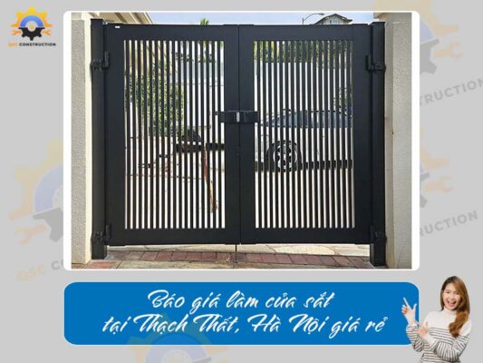 Báo giá làm cửa sắt tại Thạch Thất, Hà Nội giá rẻ