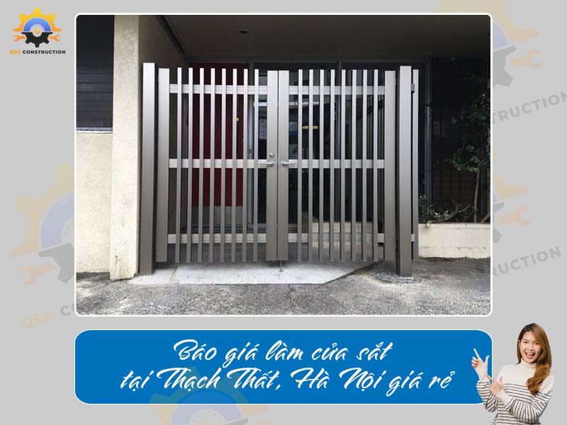 Báo giá làm cửa sắt tại Thạch Thất, Hà Nội giá rẻ