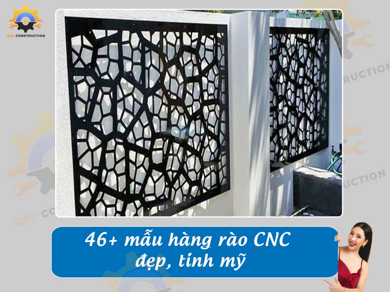 Báo giá thi công 46+ mẫu hàng rào CNC đẹp, tinh mỹ