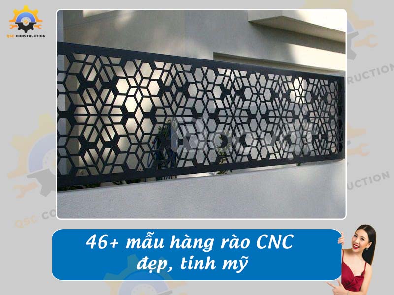 Báo giá thi công 46+ mẫu hàng rào CNC đẹp, tinh mỹ