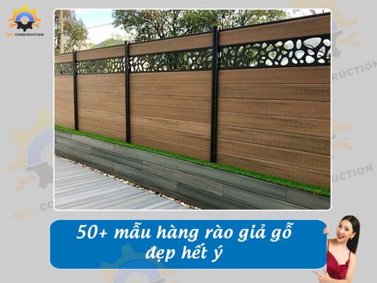 Tổng hợp báo giá 40+ mẫu hàng rào giả gỗ đẹp hết ý