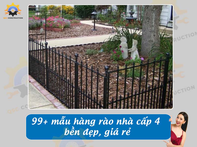Báo giá 99+ mẫu hàng rào nhà cấp 4 bền đẹp, giá rẻ