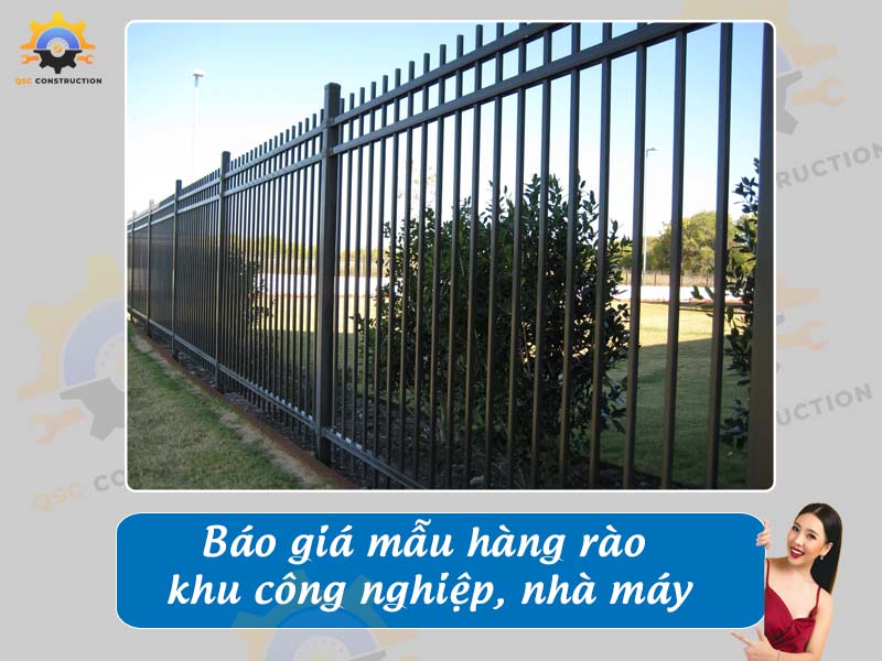 Báo giá làm hàng rào khu công nghiệp, nhà máy giá tốt