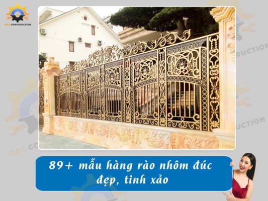 Báo giá 89+ mẫu hàng rào nhôm đúc đẹp, tinh xảo