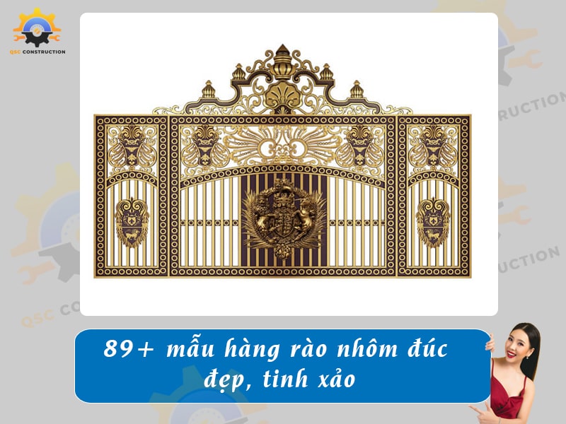 Báo giá 89+ mẫu hàng rào nhôm đúc đẹp, tinh xảo