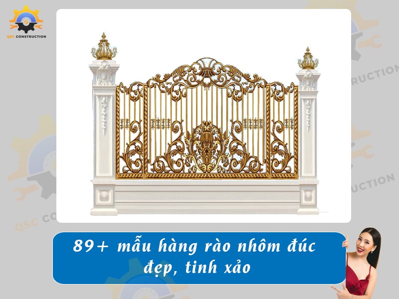 Báo giá 89+ mẫu hàng rào nhôm đúc đẹp, tinh xảo