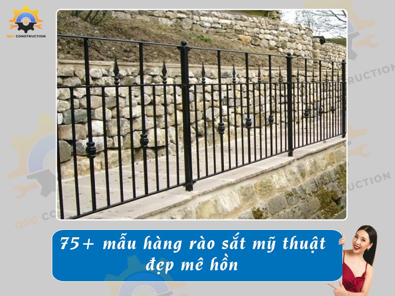 Báo giá 75+ mẫu hàng rào sắt mỹ thuật, nghệ thuật đẹp mê hồn