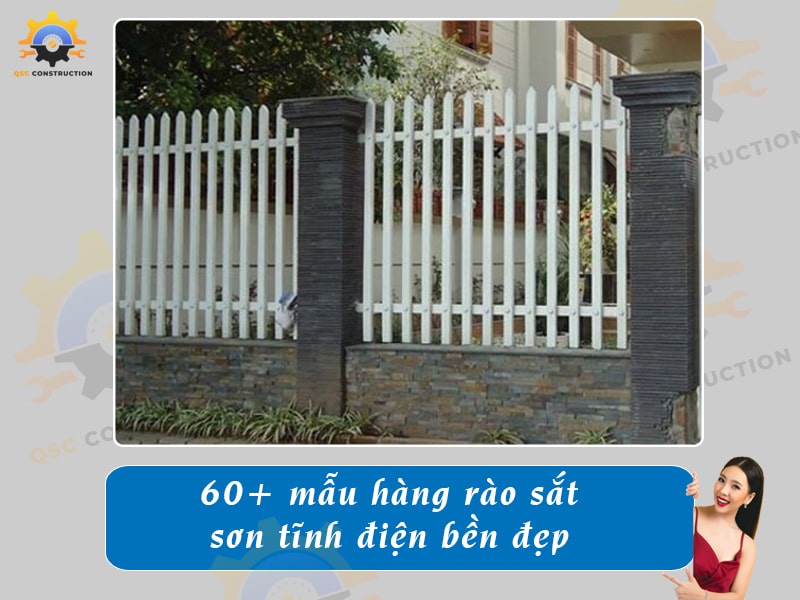 Top 60+ mẫu hàng rào sắt sơn tĩnh điện bền, giá rẻ hiện nay