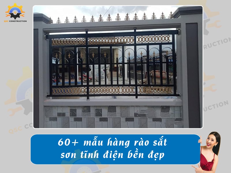 Top 60+ mẫu hàng rào sắt sơn tĩnh điện bền, giá rẻ hiện nay