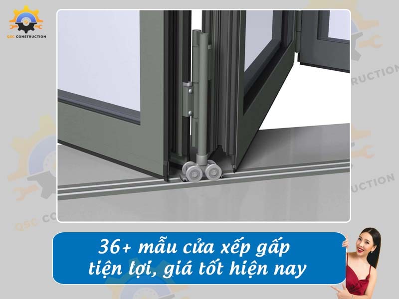 Báo giá 36+ mẫu cửa xếp gấp tiện lợi, giá tốt hiện nay