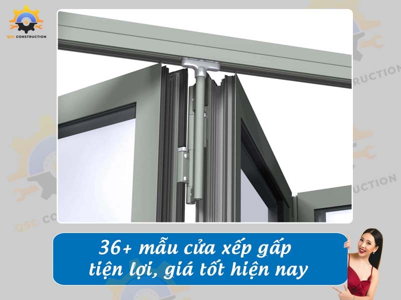 Báo giá 36+ mẫu cửa xếp gấp tiện lợi, giá tốt hiện nay