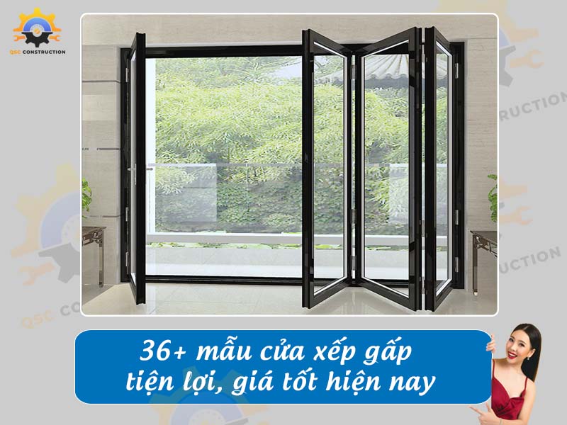 Báo giá 36+ mẫu cửa xếp gấp tiện lợi, giá tốt hiện nay