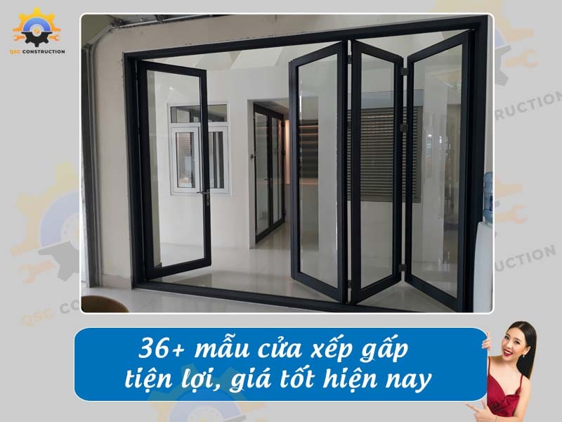 Báo giá 36+ mẫu cửa xếp gấp tiện lợi, giá tốt hiện nay