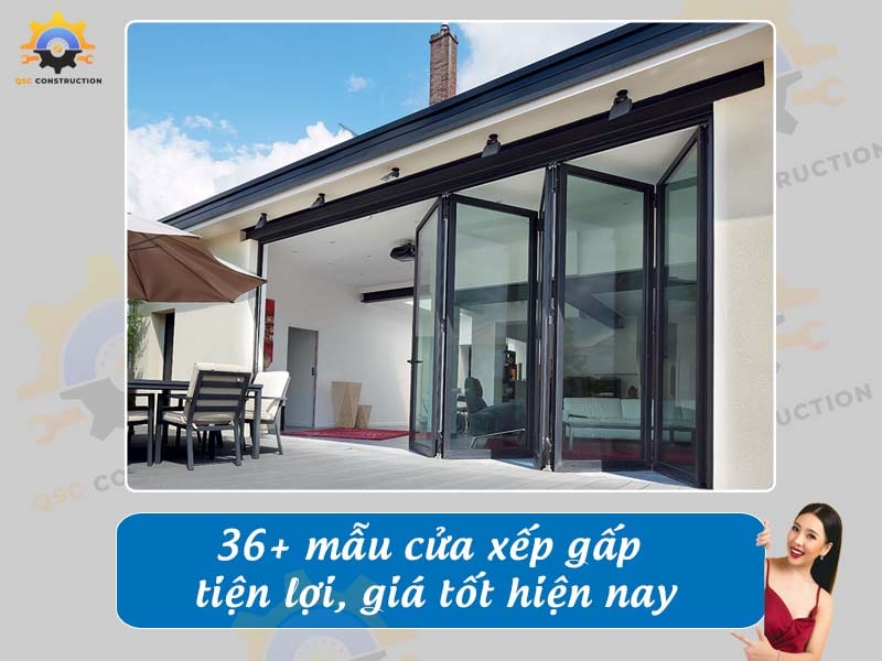Báo giá 36+ mẫu cửa xếp gấp tiện lợi, giá tốt hiện nay