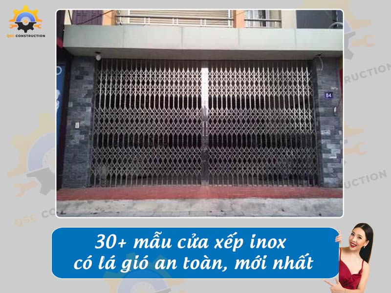Báo giá 30+ mẫu cửa xếp inox có lá gió mới nhất