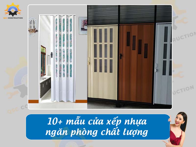 Báo giá 10+ cửa xếp nhựa ngăn phòng giá rẻ, chất lượng cao