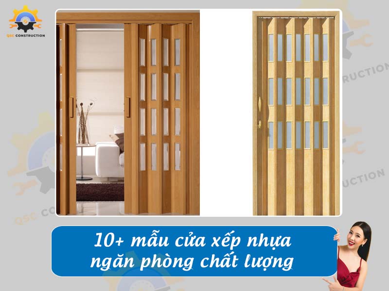 Báo giá 10+ cửa xếp nhựa ngăn phòng giá rẻ, chất lượng cao