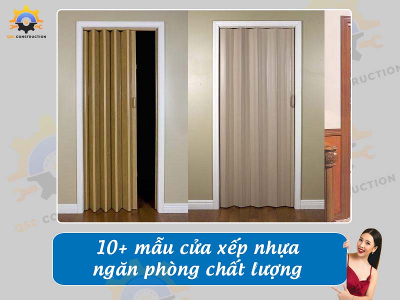 Báo giá 10+ cửa xếp nhựa ngăn phòng giá rẻ, chất lượng cao