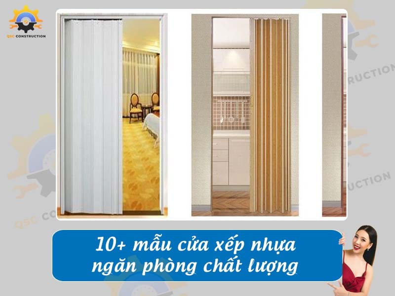 Báo giá 10+ cửa xếp nhựa ngăn phòng giá rẻ, chất lượng cao