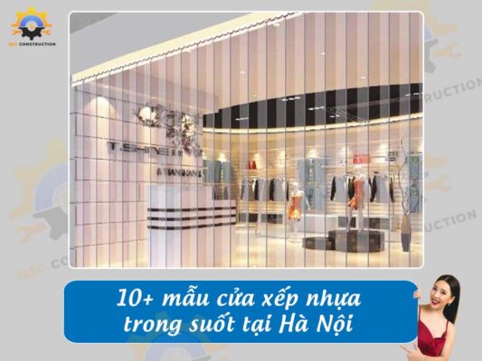 Địa chỉ làm cửa xếp nhựa trong suốt tại Hà Nội giá tốt