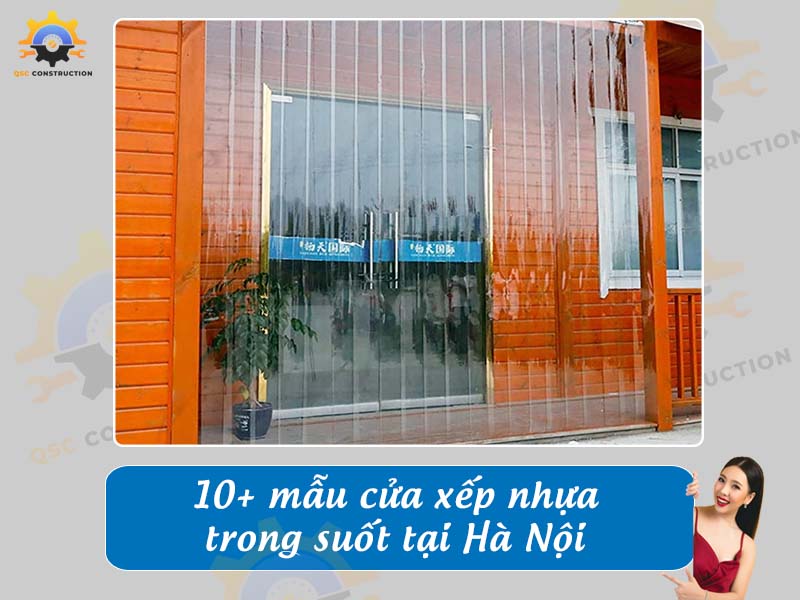 Địa chỉ làm cửa xếp nhựa trong suốt tại Hà Nội giá tốt