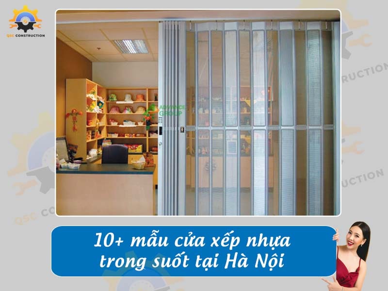 Địa chỉ làm cửa xếp nhựa trong suốt tại Hà Nội giá tốt