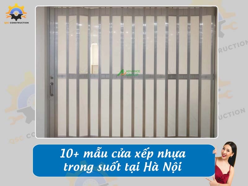 Địa chỉ làm cửa xếp nhựa trong suốt tại Hà Nội giá tốt