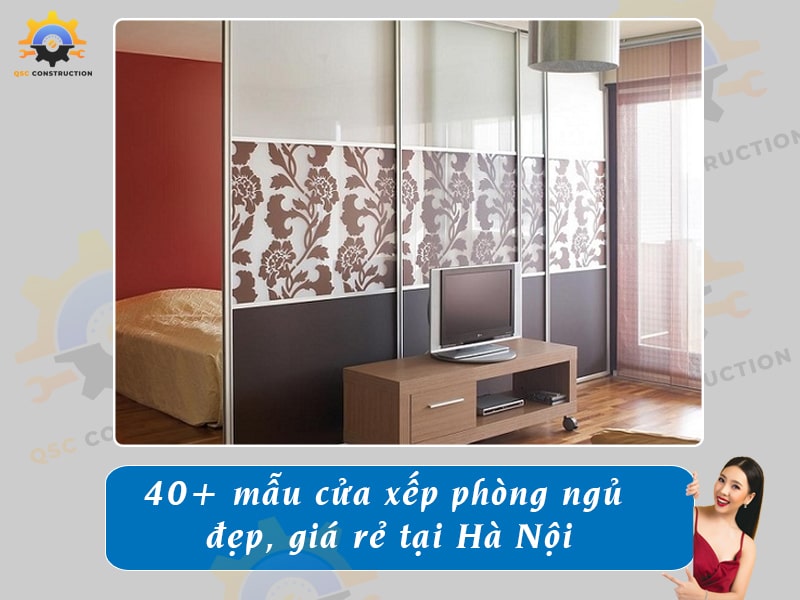 Báo giá 40+ mẫu cửa xếp phòng ngủ đẹp, giá rẻ tại Hà Nội