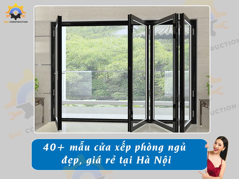Báo giá 40+ mẫu cửa xếp phòng ngủ đẹp, giá rẻ tại Hà Nội