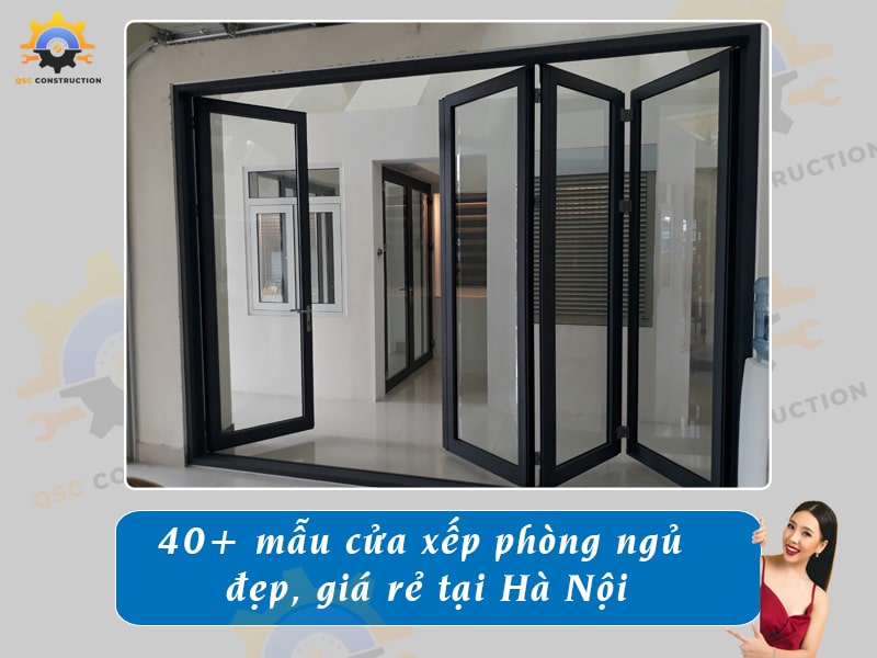 Báo giá 40+ mẫu cửa xếp phòng ngủ đẹp, giá rẻ tại Hà Nội
