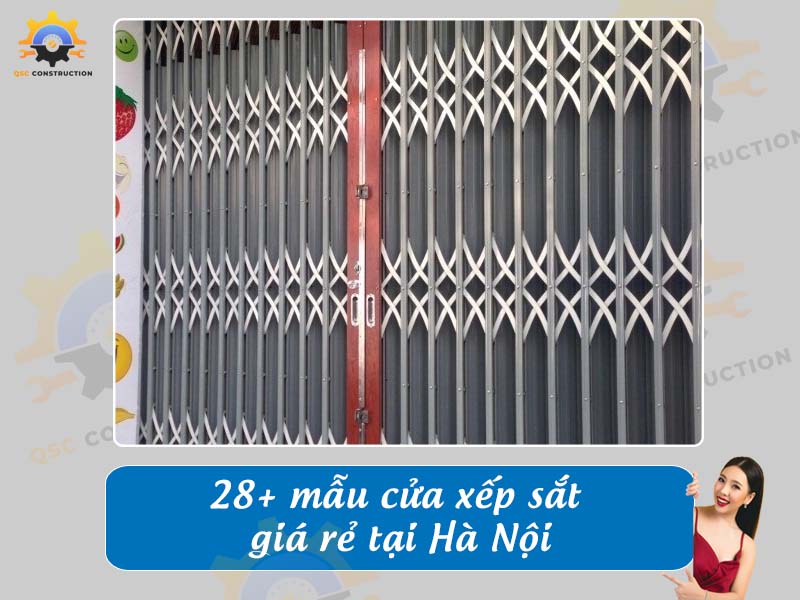 Báo giá 28+ mẫu cửa xếp sắt giá rẻ tại Hà Nội