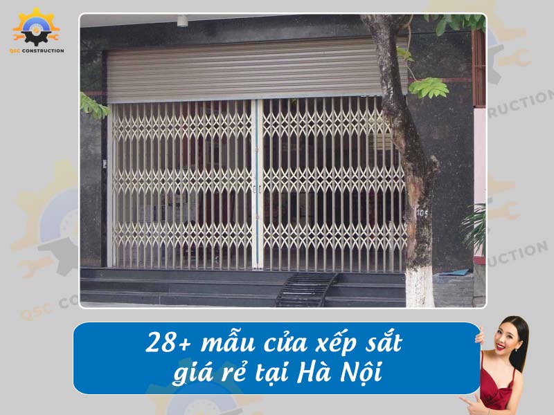Báo giá 28+ mẫu cửa xếp sắt giá rẻ tại Hà Nội