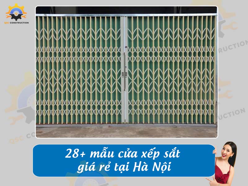 Báo giá 28+ mẫu cửa xếp sắt giá rẻ tại Hà Nội