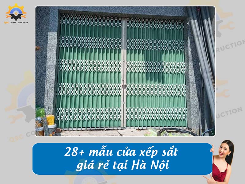 Báo giá 28+ mẫu cửa xếp sắt giá rẻ tại Hà Nội
