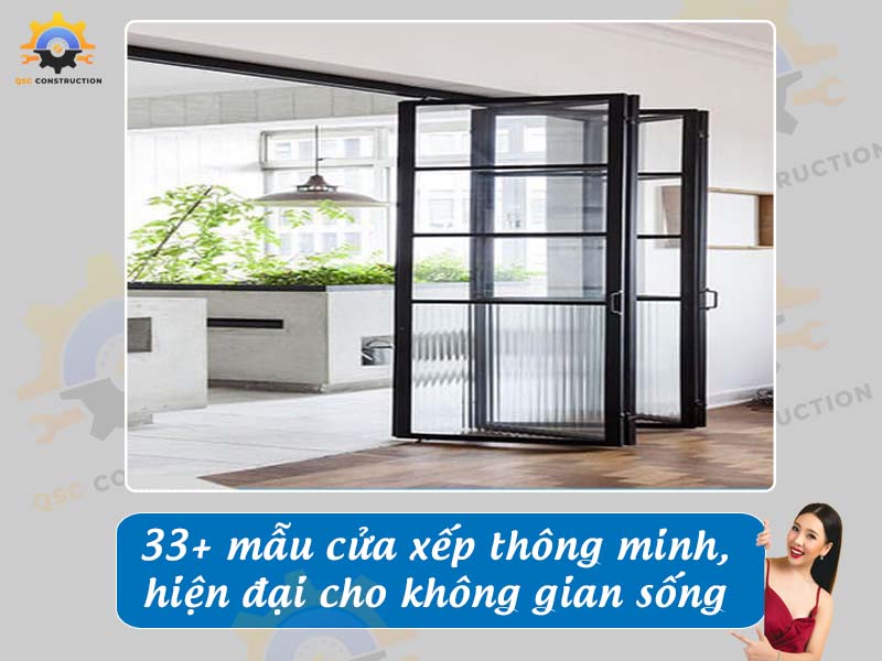 Báo giá 33+ mẫu cửa xếp thông minh, hiện đại cho không gian sống