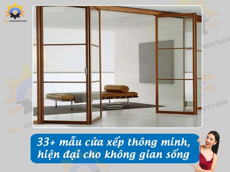 Báo giá 33+ mẫu cửa xếp thông minh, hiện đại cho không gian sống