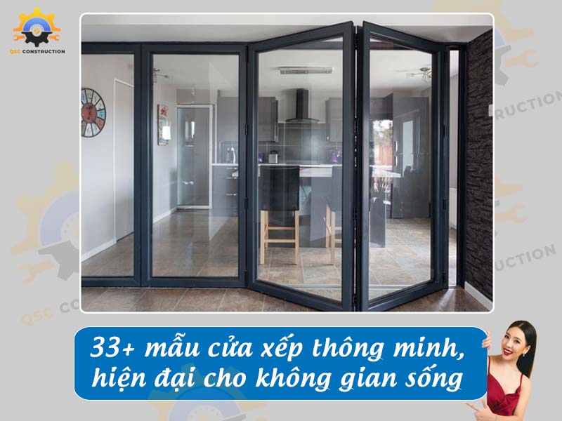 Báo giá 33+ mẫu cửa xếp thông minh, hiện đại cho không gian sống