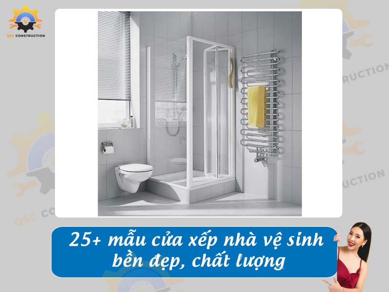 Báo giá 25+ mẫu cửa xếp nhà vệ sinh bền đẹp, chất lượng