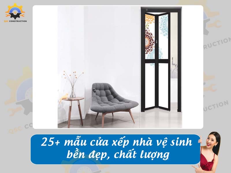 Báo giá 25+ mẫu cửa xếp nhà vệ sinh bền đẹp, chất lượng