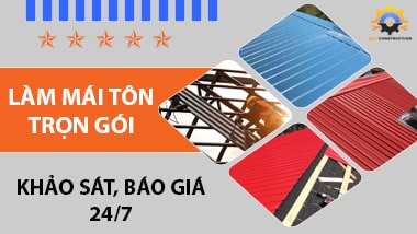 Làm mái tôn giá rẻ tại Hà Nội