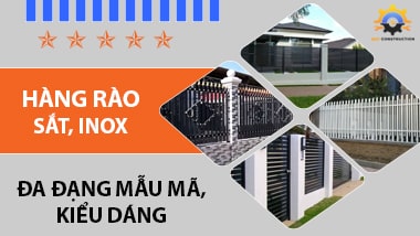 Thiết kế hàng rào sắt, inox
