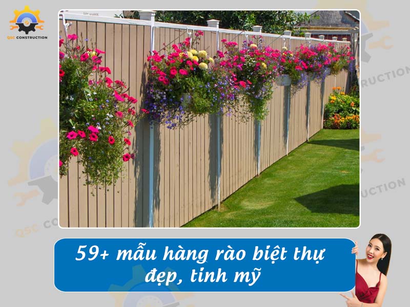 Báo giá 59+ mẫu hàng rào biệt thự đẹp, tinh mỹ