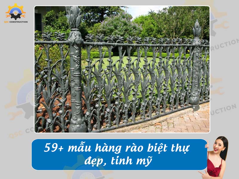 Báo giá 59+ mẫu hàng rào biệt thự đẹp, tinh mỹ