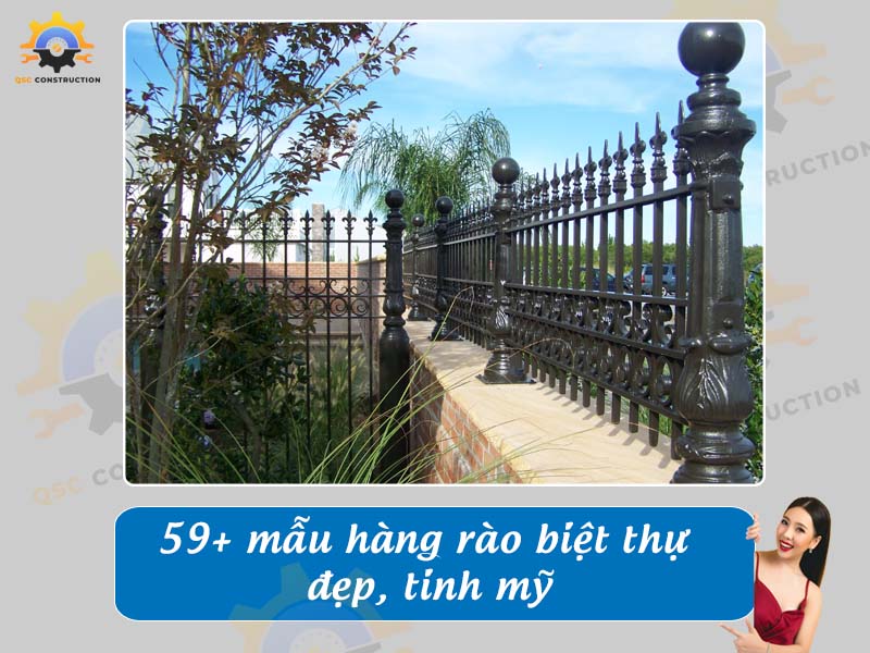 Báo giá 59+ mẫu hàng rào biệt thự đẹp, tinh mỹ