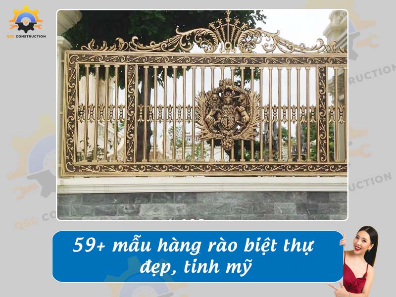 Báo giá 59+ mẫu hàng rào biệt thự đẹp, tinh mỹ