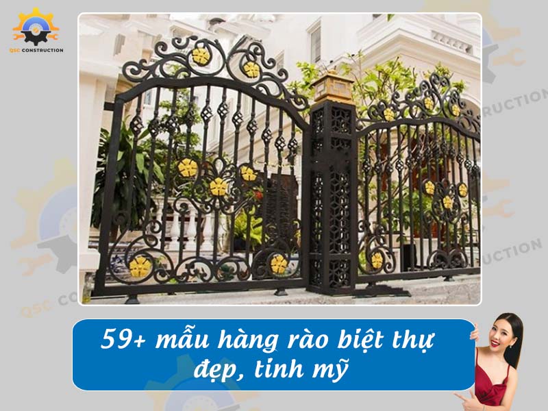 Báo giá 59+ mẫu hàng rào biệt thự đẹp, tinh mỹ