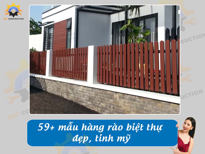 Báo giá 59+ mẫu hàng rào biệt thự đẹp, tinh mỹ