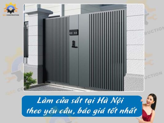Làm cửa sắt tại Hà Nội theo yêu cầu, báo giá tốt nhất