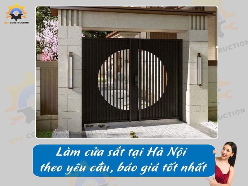 Làm cửa sắt tại Hà Nội theo yêu cầu, báo giá tốt nhất